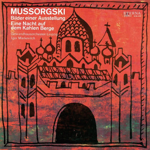 Modest Mussorgsky: Pictures at an Exhibition, Night on Bald Mountain, Martin Vatter/Igor Markevitch/Gewandhausorchester Leipzig - 2x Metal Reel 1/4" 38cm/s (15ips) Tape, SM900