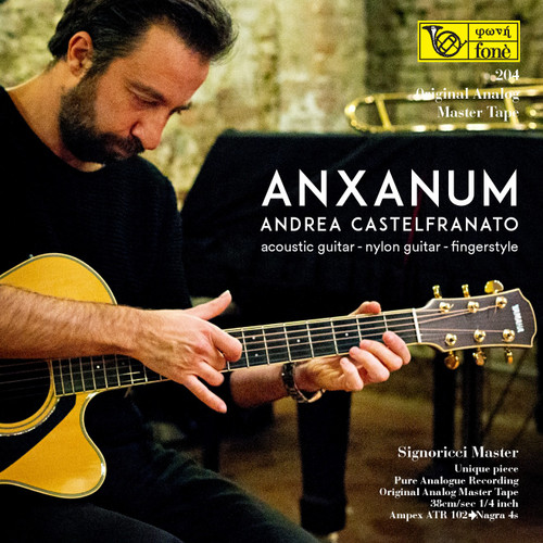Jazz MASTER TAPE - Anxanum - Andrea Castelfranato. Fonè Records, original cat.# Fonè 204, format 2x 1/4" RTM SM900 Tape set, Metal reel 10,5"/265mm, NAB Hub, 38 cm/s (15 ips), IEC eq. More info on www.sepeaaudio.com