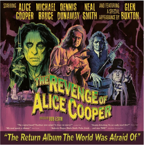 Alice Cooper - The Revenge of Alice Cooper 2x Metal Reel 1/4" 38cm/s (15ips) Tape Standard Master