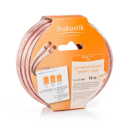 Star LS-CU Reel High-quality Speaker Cable - Transparent 003020006