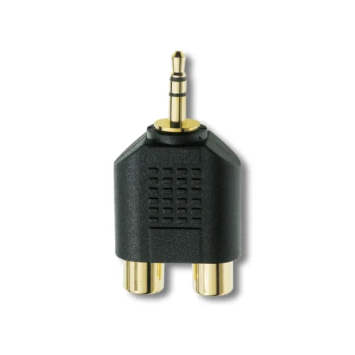 Premium 3.5 mm jack adapter, jack > RCA High-Quality Jack Adapter 0081381