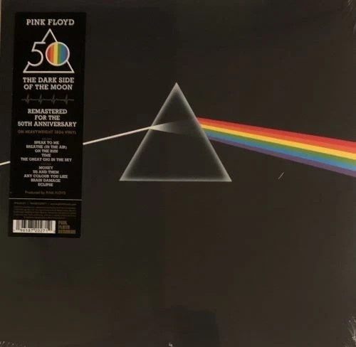 Pink Floyd : The Dark Side of the Moon - LP 180g Vinyl, 50th Anniversary Remaster (PFR50LP1)
