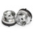 Studevox 1/4" Universal NAB Adapter Set with polished silver diamond pattern alu cups 1pair 7608MKII-silver