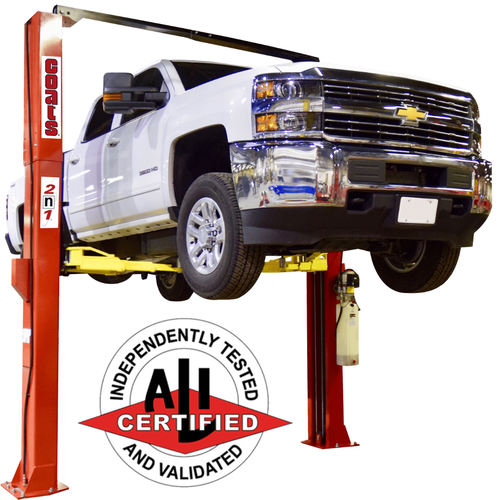 Coats 4T212SSR1 12,000 lb 2 Post Lift Symmetric (Red)