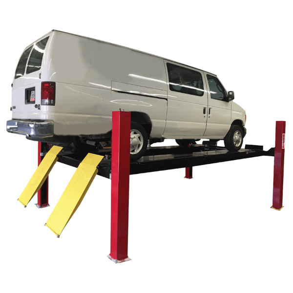 Coats 4T415CXSR1 15,000 lb 4 Post Lift/ Closed Front - Extended Length