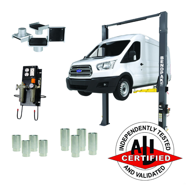 BendPak 10APX-181 PRO 10K Capacity 2-Post Lift Package (Extended Height)