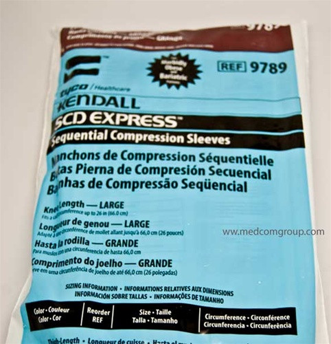 Large Kendall SCD Express 9789 Knee-High Sleeves | the medcom group