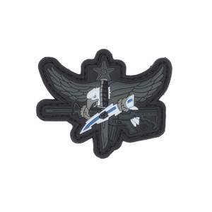 Eleven 10 - 1 PVC Cross Patches Black/Gray