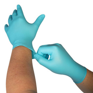 North American Rescue Responder Blue Nitrile Gloves - Box of 100