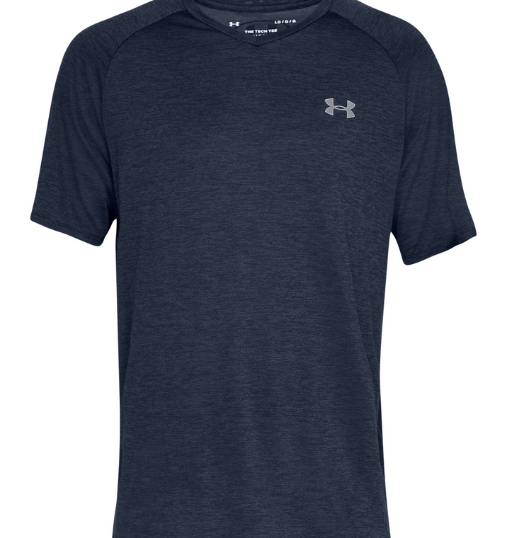 Ua Tech V-neck Short Sleeve - 13281904082XT