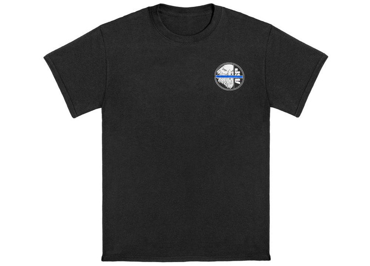 Blue Line T-shirt, Cotton - 09603