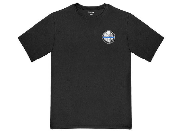 Blue Line T-shirt, Sport Tek