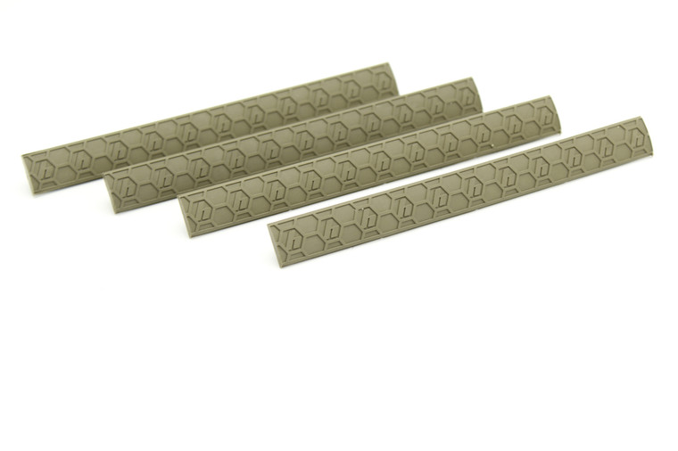 Hexmag M-lok Rail Cover (4 Pack) - HEX-HX-MLC-4PK-FDE