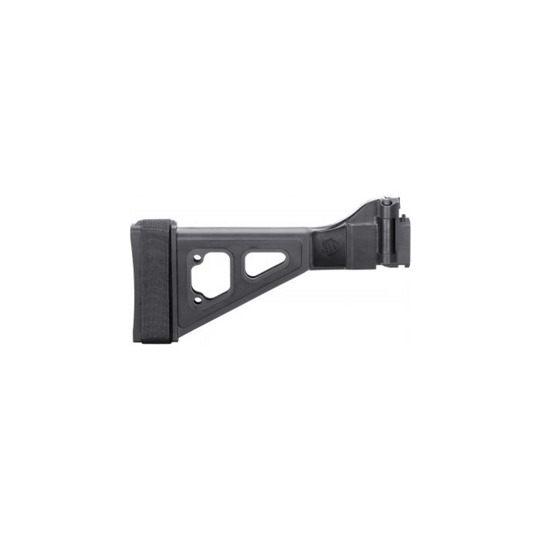 Evo2 Pistol Side Folding Stabilizing Brace, Blk, Sb Logo