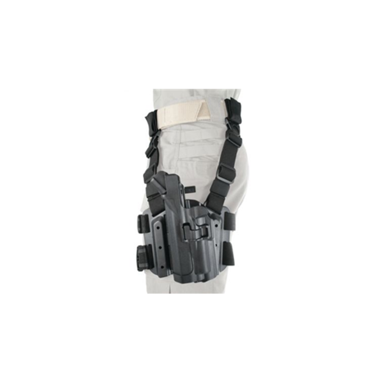 Serpa Level 3 Light Bearing Tactical Holster - BH-430705BK-L