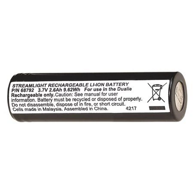 Li-ion Battery For Dualie Rechargeable Flashlight