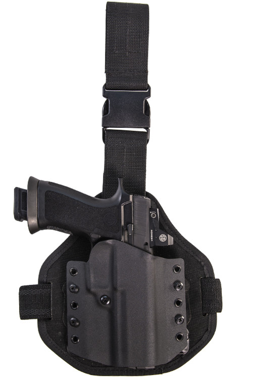 Single Point Drop Leg Warrior Holster Combo - HSG-23189LBK