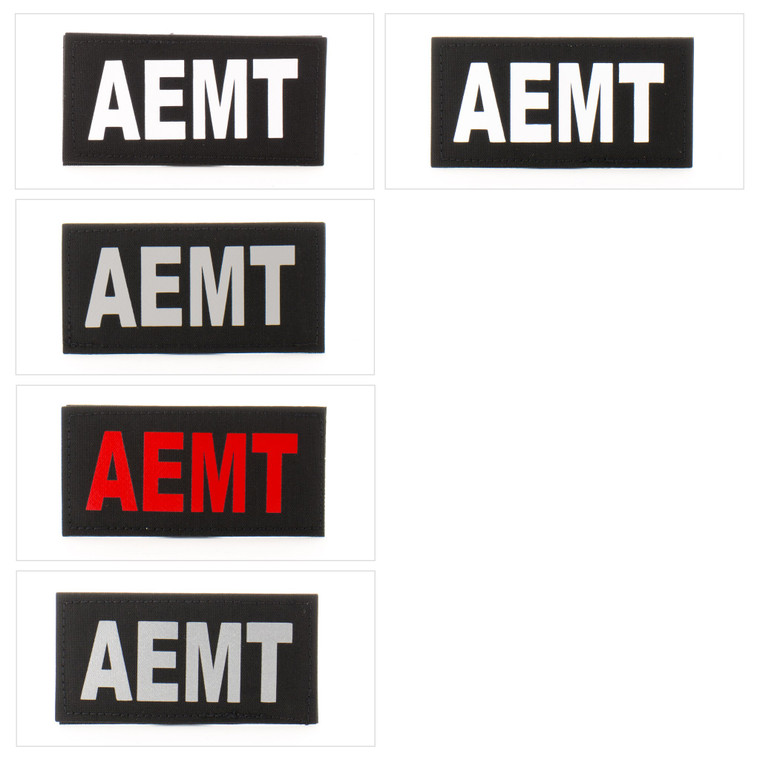 2x4 Med Id Patch - E10-7001-AEMT-BLKGRY