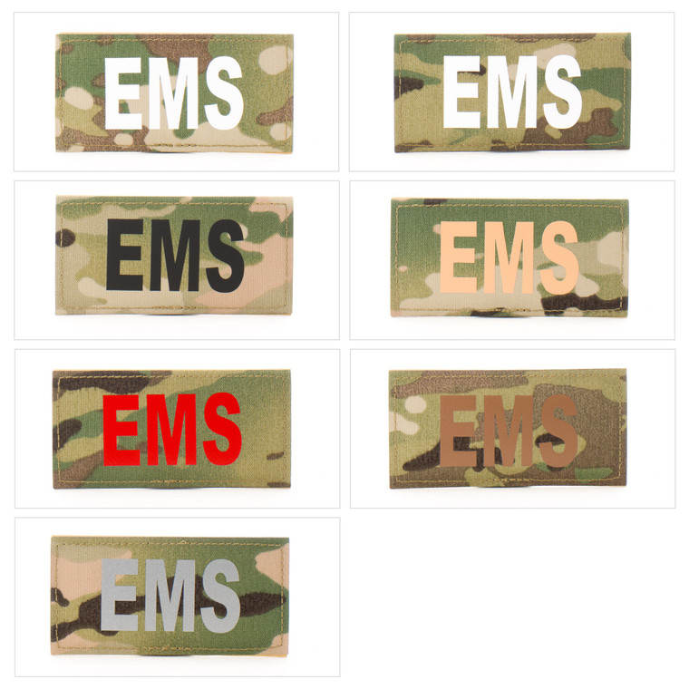 2x4 Med Id Patch - E10-7001-EMS-MTCBLK