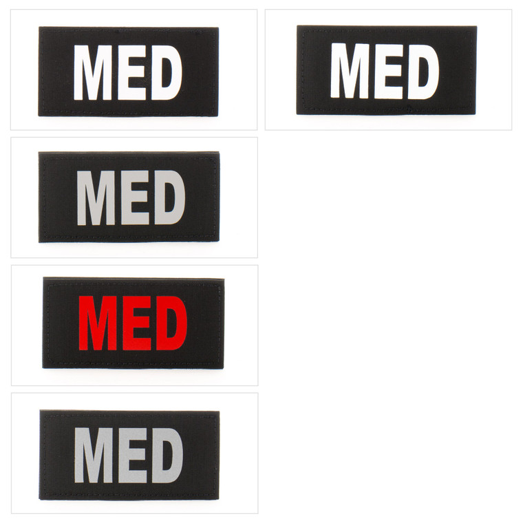 2x4 Med Id Patch - E10-7001-MED-BLKREF