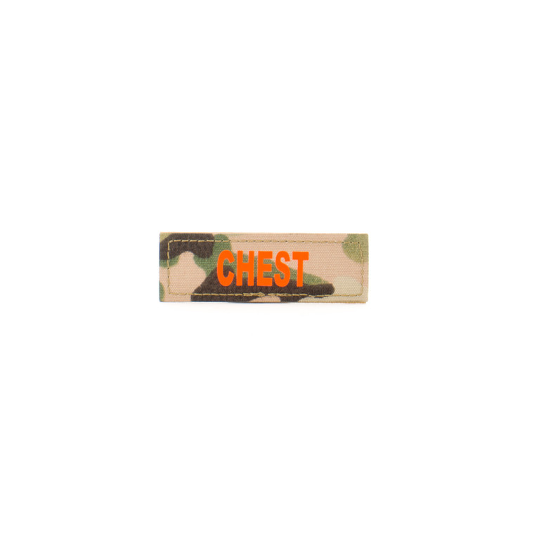 1x3 Med Name Tape Patch - E10-7003-CHEST-MTCORG