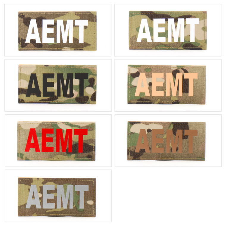 2x4 Med Id Patch - E10-7001-AEMT-MTCWHT