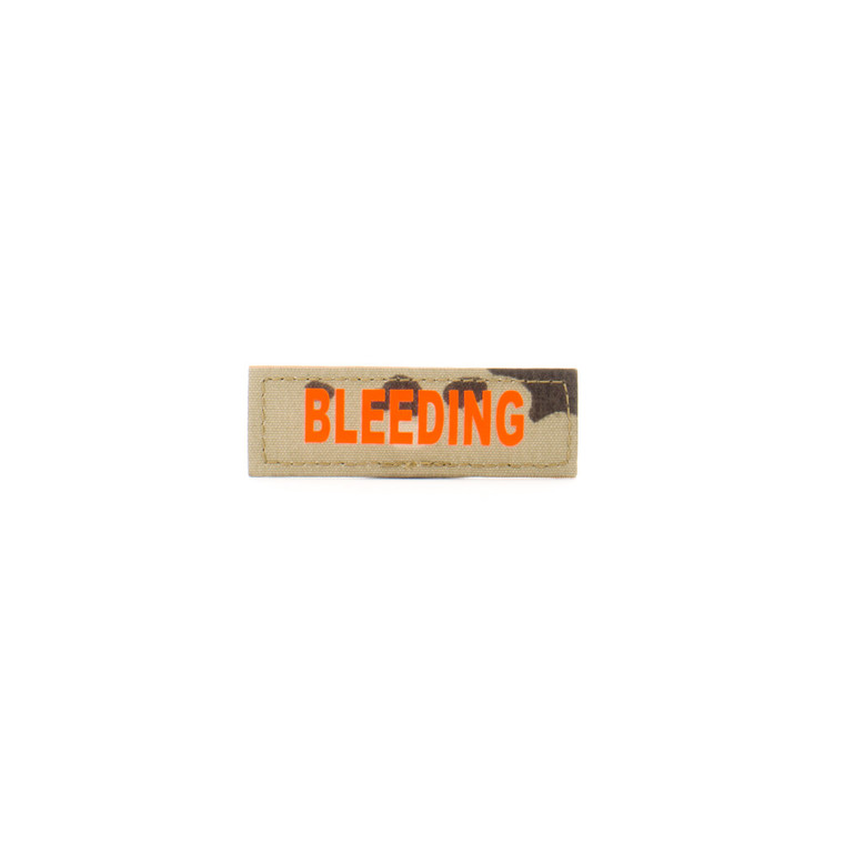 1x3 Med Name Tape Patch - E10-7003-BLEEDING-MTCORG