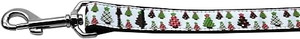 Designer Christmas Trees Nylon Dog Leash 5/8 inch wide 4ft Long S528-125-156 5804 Designer Christmas Trees Nylon Dog Leash 5/8 inch wide 4ft Long S528-125-156 5804