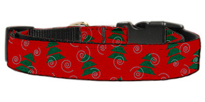 Christmas Trees Nylon and Ribbon Collars Extra Small S528-25-09 XS Christmas Trees Nylon and Ribbon Collars Extra Small S528-25-09 XS