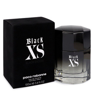 Black XS by Paco Rabanne Eau De Toilette Spray (2018 New Packaging) 3.4 oz (Men) V728-542686 Black XS by Paco Rabanne Eau De Toilette Spray (2018 New Packaging) 3.4 oz (Men) V728-542686