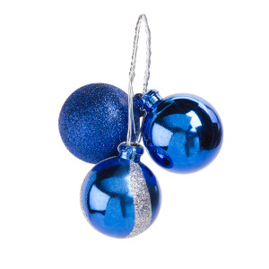 Christmas Floral Blue and Silver Christmas Ornament Pick Wave 3 Tips N274-FC01896804 Christmas Floral Blue and Silver Christmas Ornament Pick Wave 3 Tips N274-FC01896804