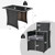 3 Pieces Patio Rattan Furniture Set with Cushion and Sofa Armrest-Gray - Color: Gray D681-HW68178GR 3 Pieces Patio Rattan Furniture Set with Cushion and Sofa Armrest-Gray - Color: Gray D681-HW68178GR