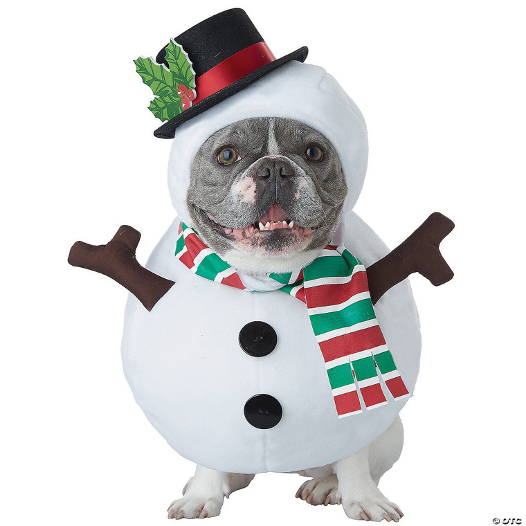 Snowman dog costume M680-CC20154MD