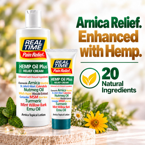 RICH BLEND OF 20 NATURAL INGREDIENTS - Featuring the power of Hemp Oil, known for its soothing effects and potential to ease discomfort. This Advanced Homeopathic formula contains low levels of menthol to keep the focus on nature's beneficial ingredients, avoiding overpowering scents or sensations. Enhanced with Arnica, Turmeric, Wasabi and Nutmeg Extract, among other natural ingredients, it's designed to provide relief and improve your overall comfort.