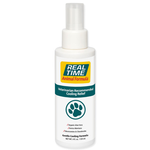 Veterinarian recommended spray-on formula. Available in a 4oz Spray Bottle. Front View.