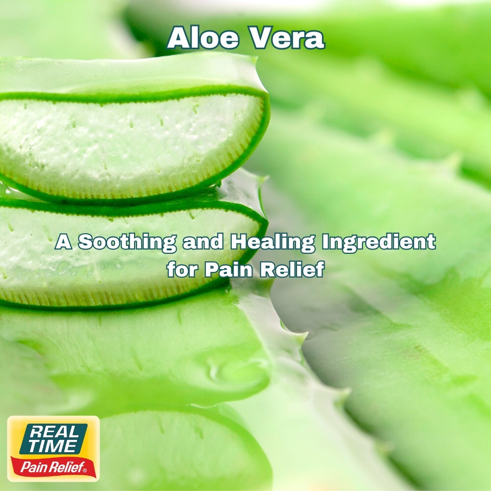 Aloe Vera Leaf Juice: A Soothing and Healing Ingredient for Pain Relief
