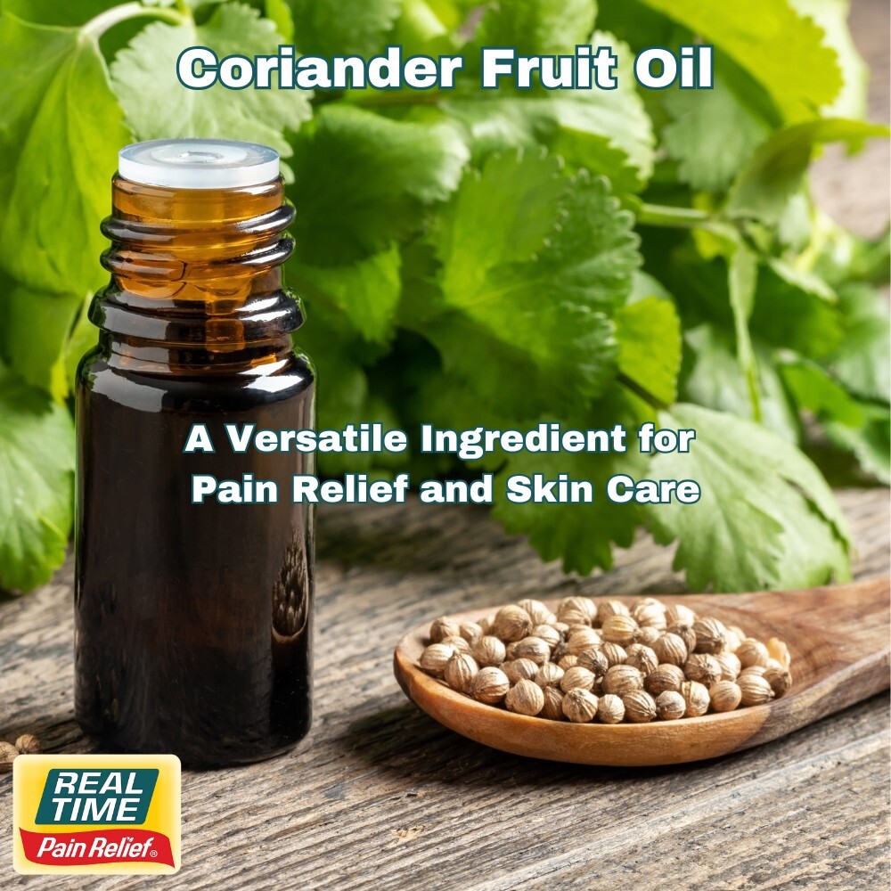 Coriander Fruit/Tree Oil: A Versatile Ingredient for Pain Relief and Skin Care