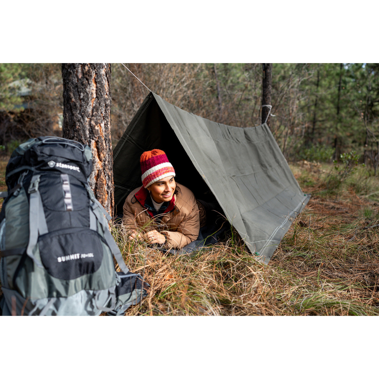 DMH CANVAS HEAVY DUTY TENT POLE STORAGE BAG