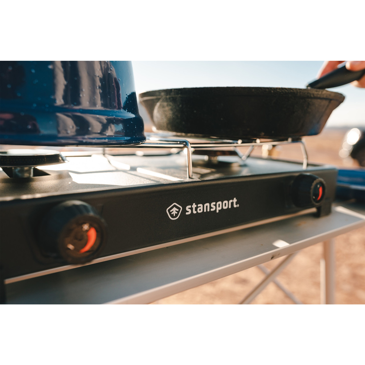 Stansport Propane Outdoor Camp Oven and 2 Burner Range