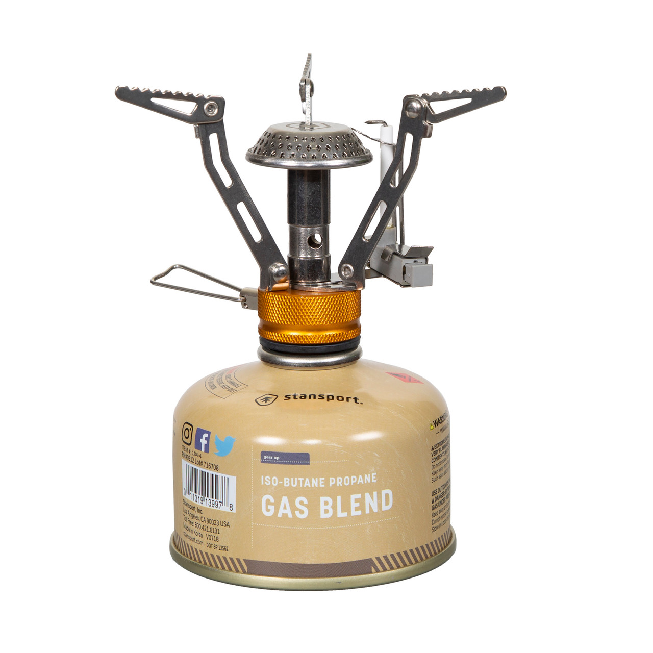 Portable Butane Stove with Fuel