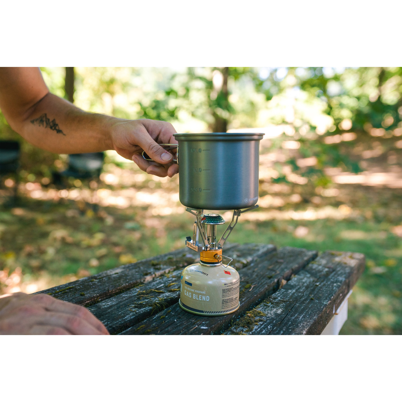 Backpack Stove, Fuel & Cook Set