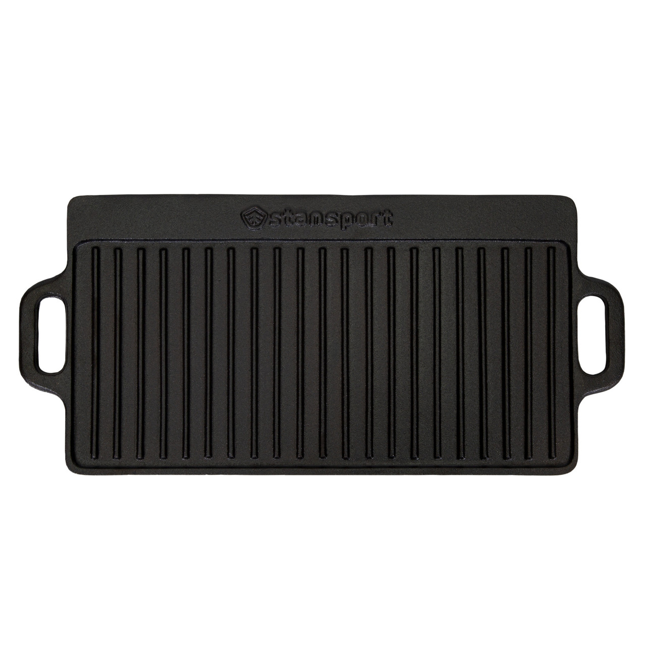 Pre Seasoned Cast Iron Griddle with Reversible Cooking Surface