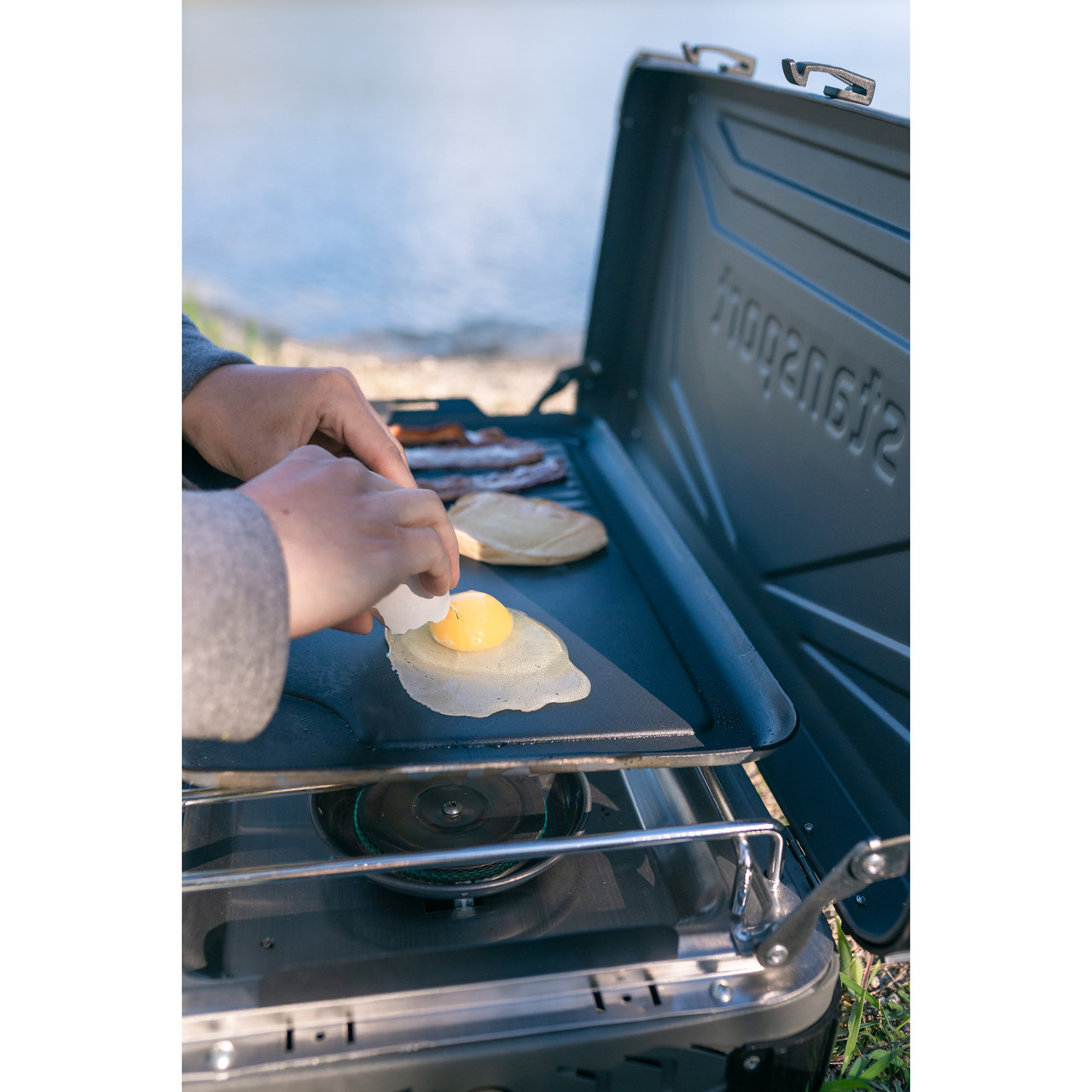 2-Burner Propane Stove with Grill