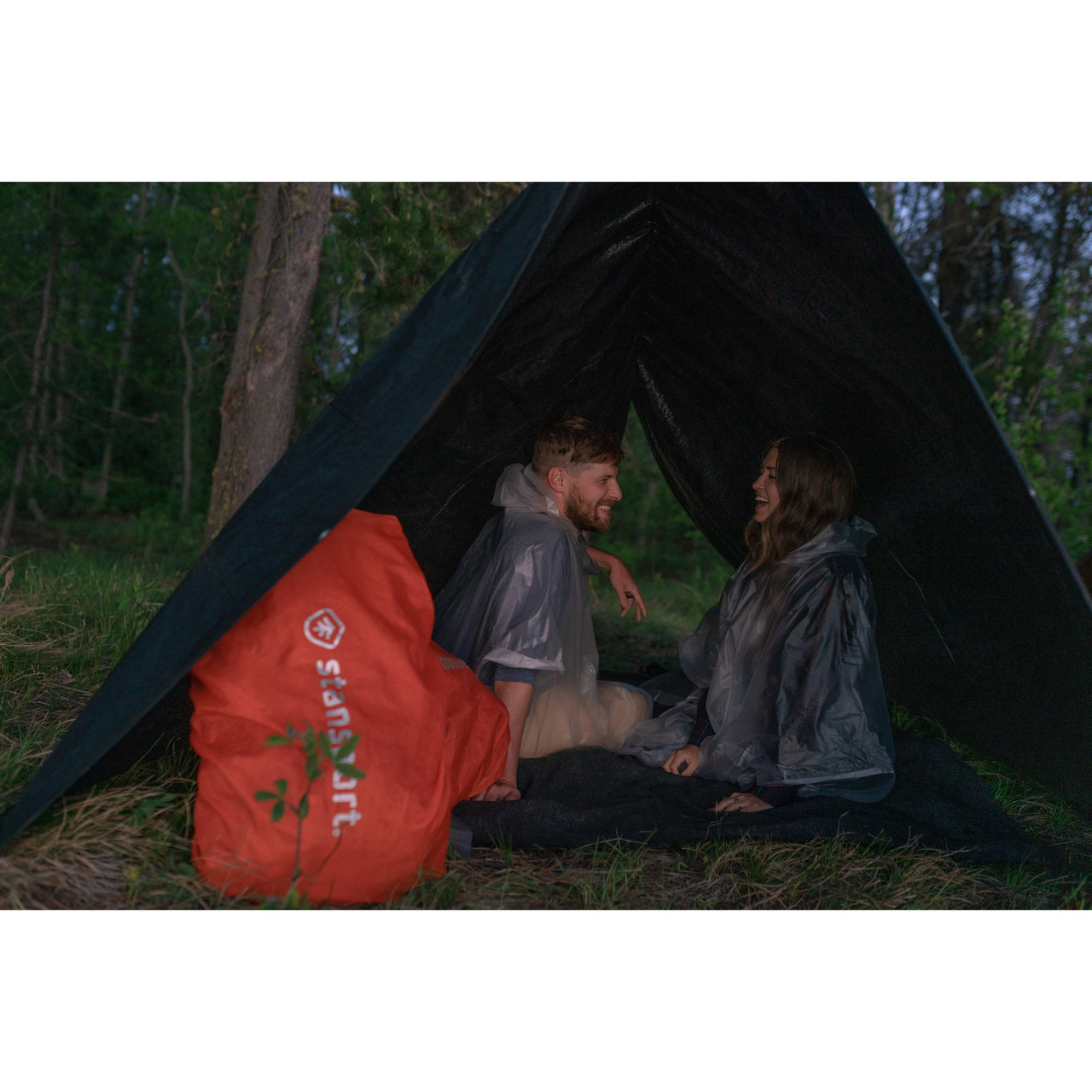 テント・タープ COLONISTA X URBAN FOREST CHECK TARP 2-Person Camping Tent Tarp Multi-Purpose All-Weather Proof