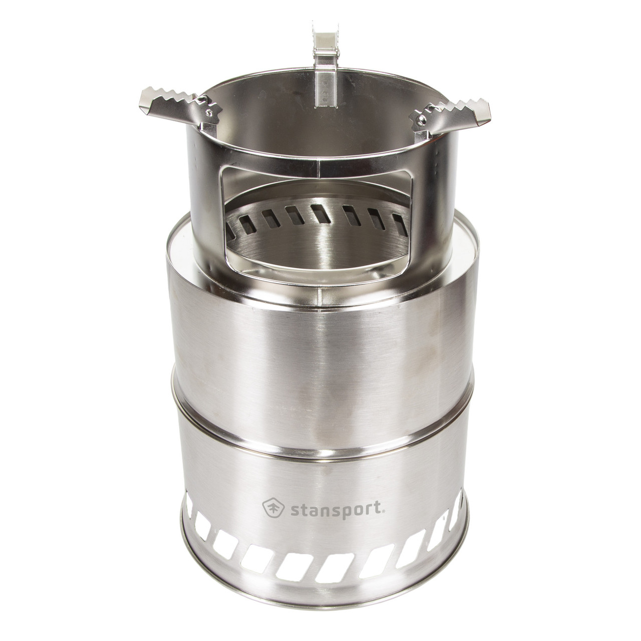 Stainless Steel Wood Burning Stove - Extra Large - Stansport