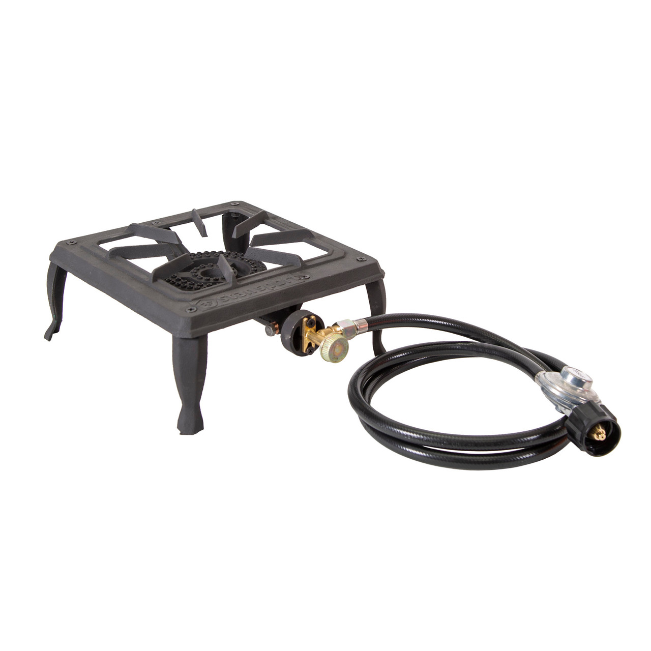 Single Burner Cast Iron Stove with Regulator Hose