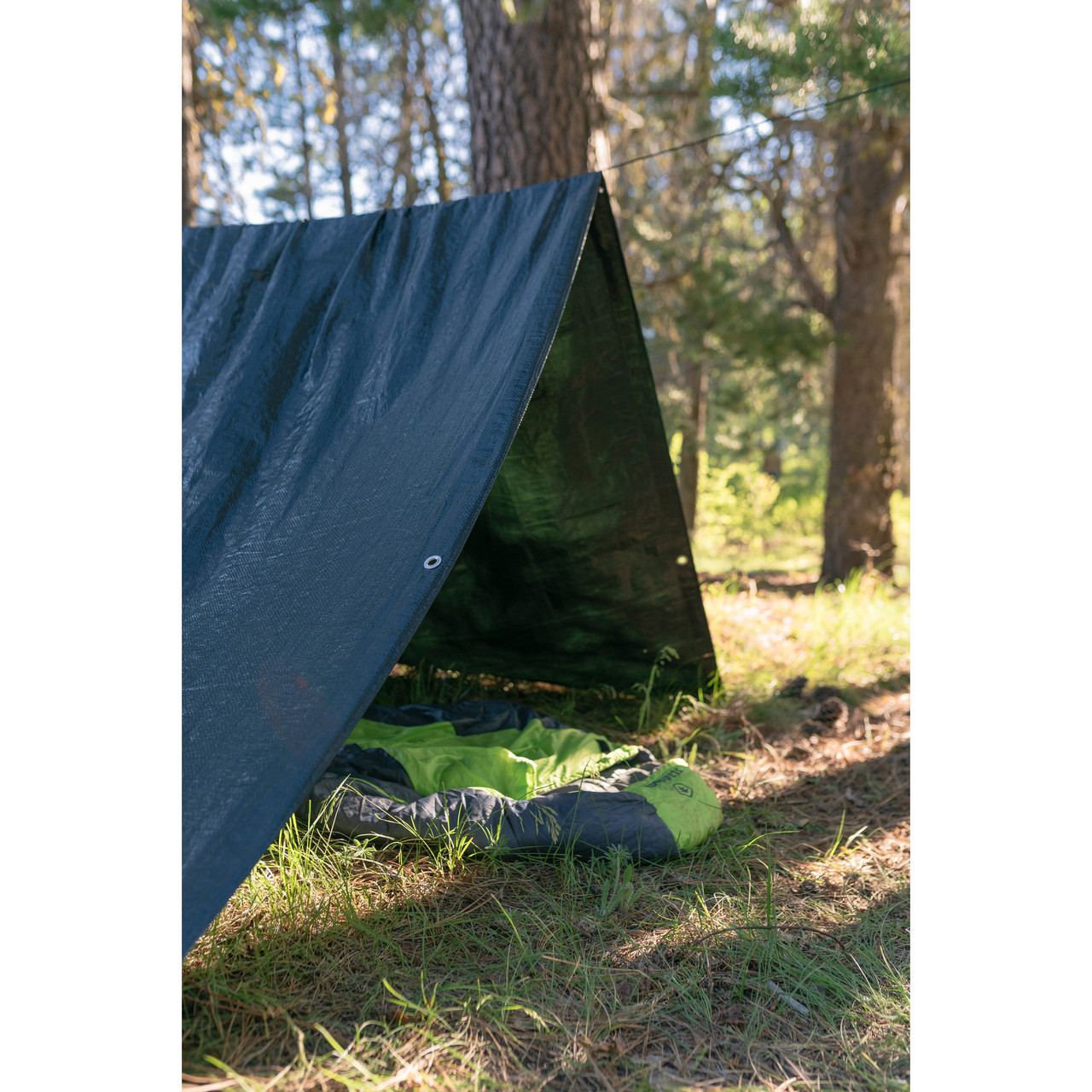 Medium-Duty Rip-Stop Tarp 10' x 12' - Dark Green - 4 Pack - Stansport