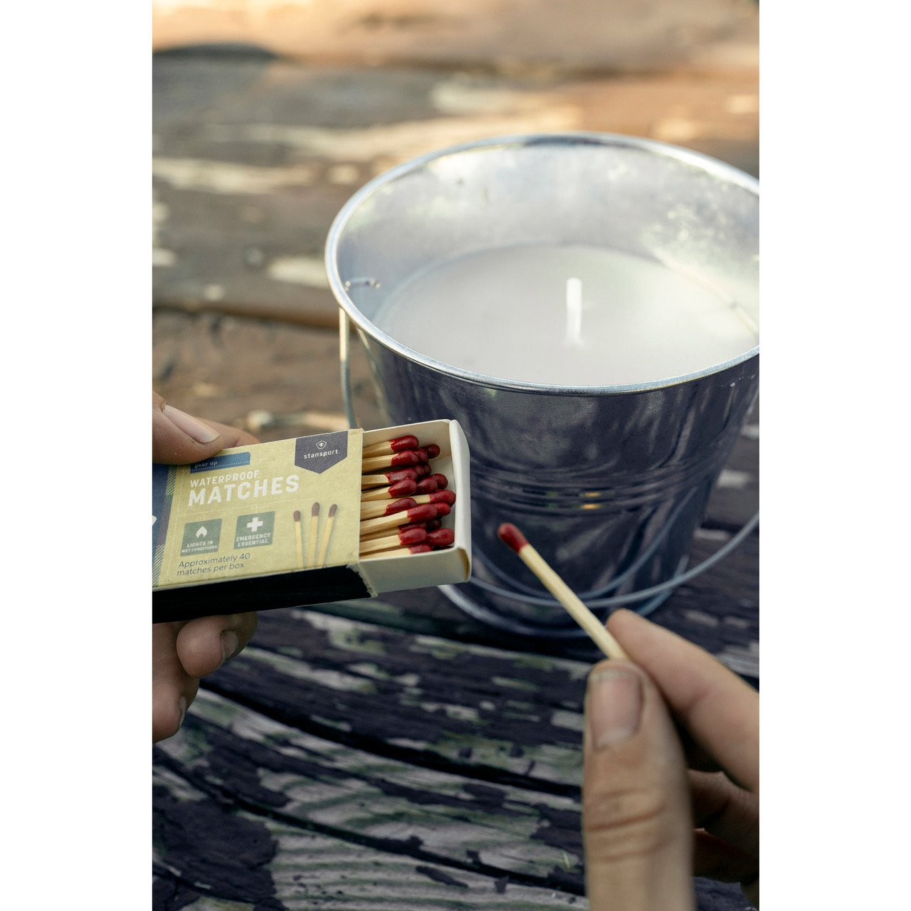 Waterproof Matches - 4 Per Package - Stansport