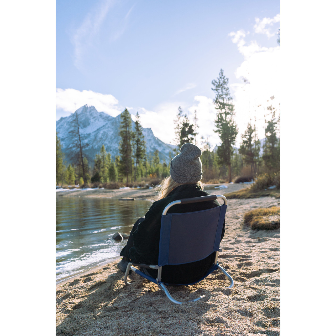 Camp Chair Go-Anywhere Chair With Arms Portable Comfort