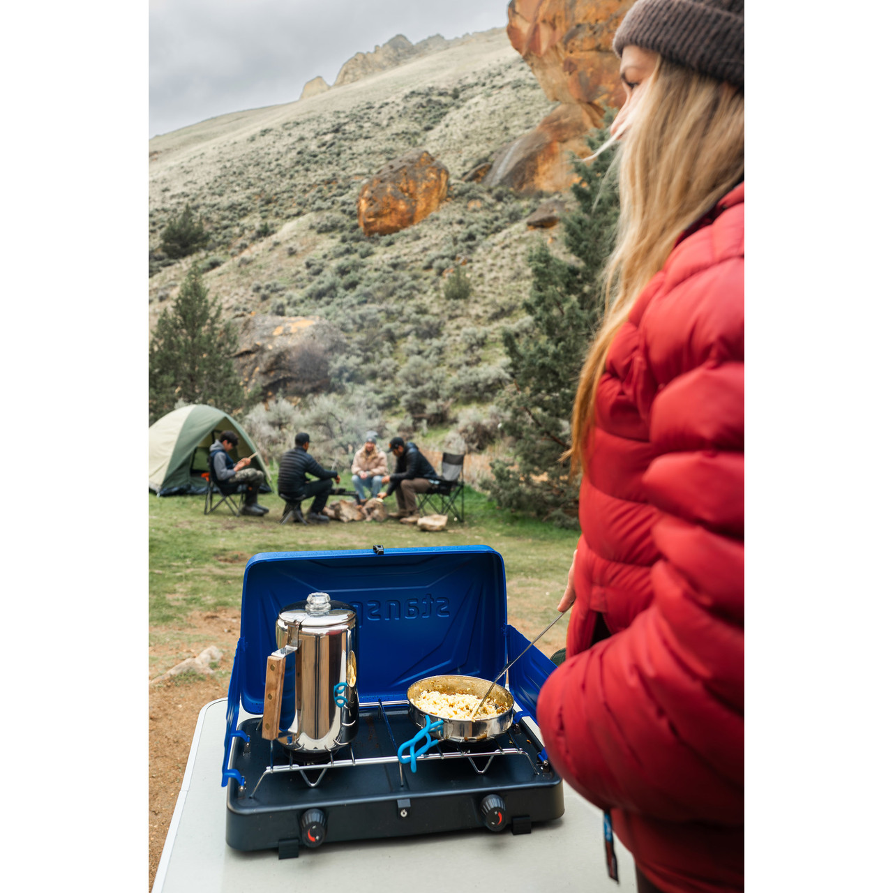 2-Burner Propane Stove - 20,000 BTUs - Stansport